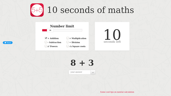 10 seconds of Maths