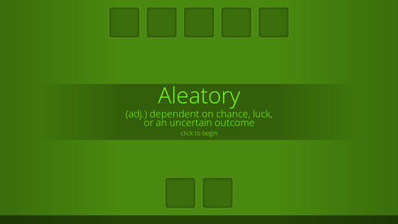 Aleatory