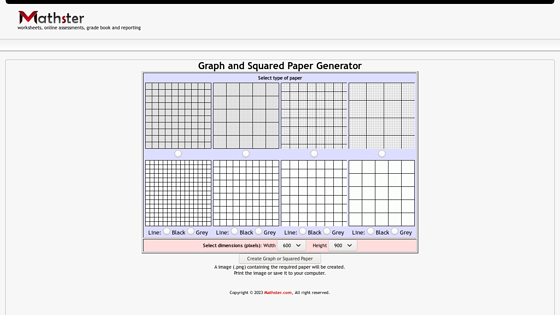 Create Graph Paper