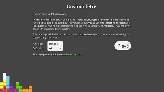 Custom Tetris