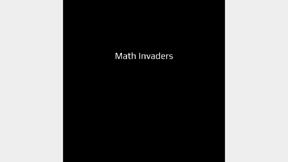 Maths Invaders