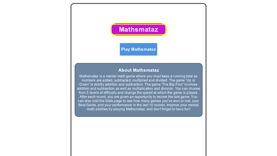 Mathsmataz